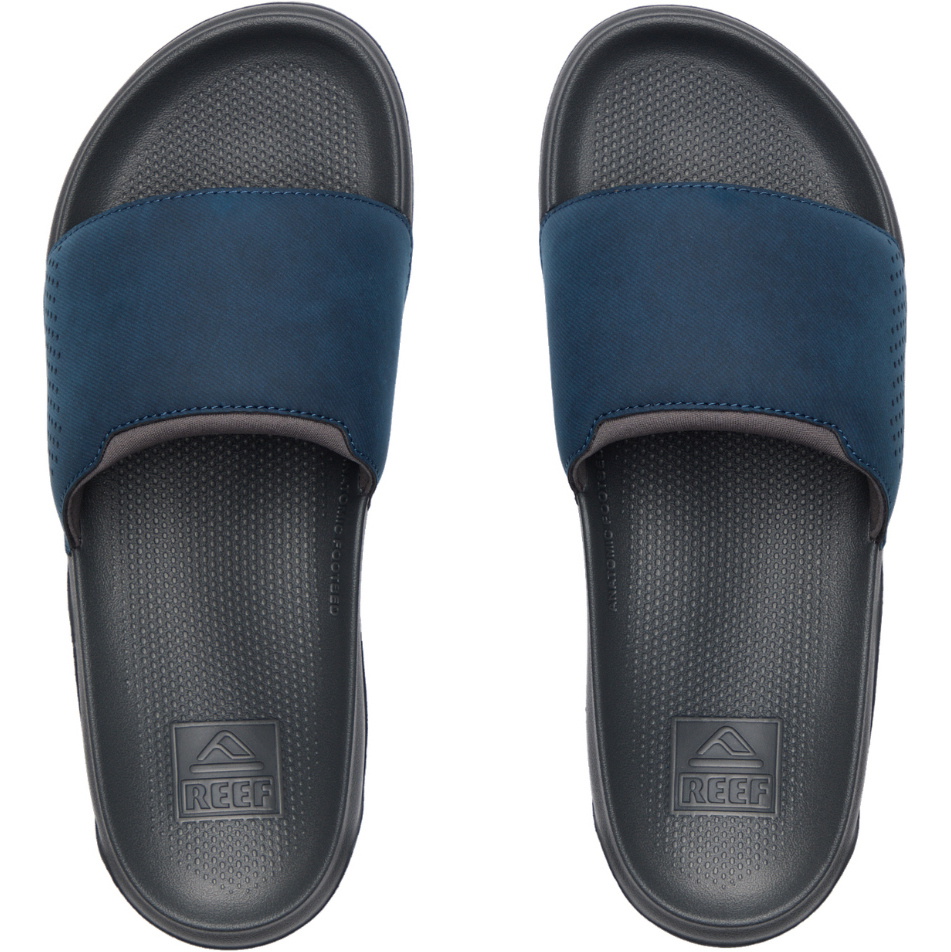 2026 Reef Mens Tailslide Sandals CJ8561 - Grey / Navy